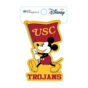 USC Trojans Flag Waver Mickey Sticker